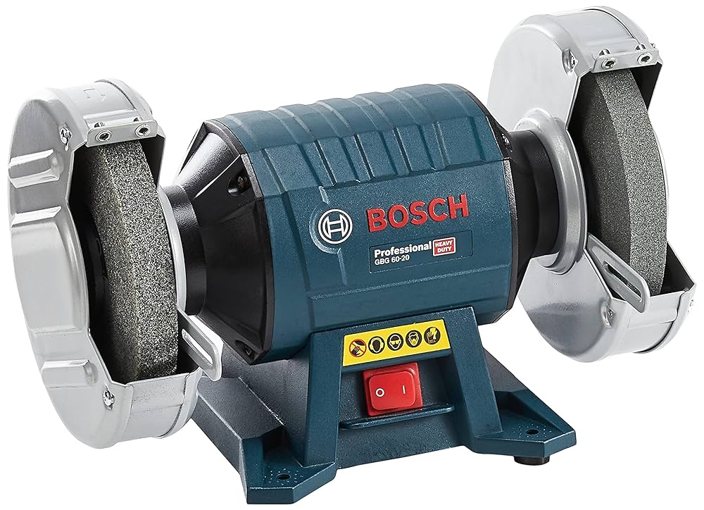 GBG 60-20 PROFESSIONAL DOUBLE-WHEELED BENCH GRINDER
